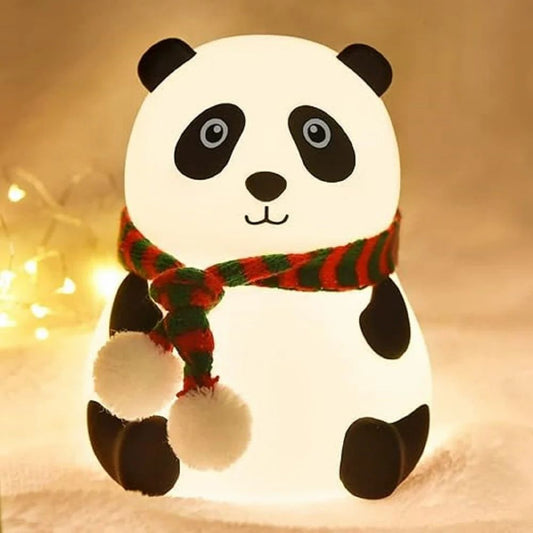 Panda Silicone Night Lamp – Cute, Soft & Rechargeable !